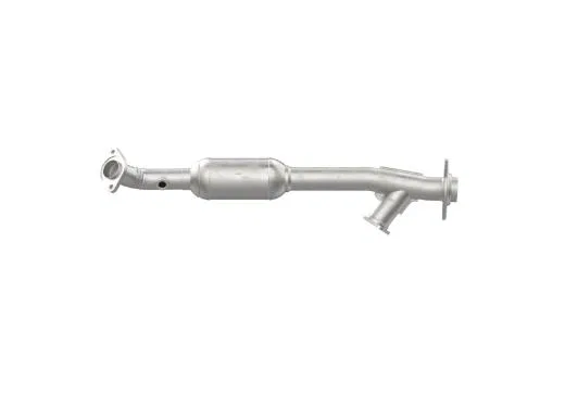 50396 – WALKER EXHST Catalytic Converter, Round Stainless Steel Case Dual 2.115 Inch LH Outside Diameter 2-Bolt Welde...